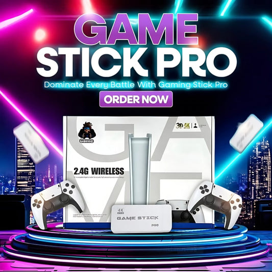 Arcadia Boxx™ Retro Game Stick Pro+ 2 Wireless Controllers