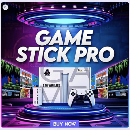 Arcadia Boxx™ Retro Game Stick Pro+ 2 Wireless Controllers