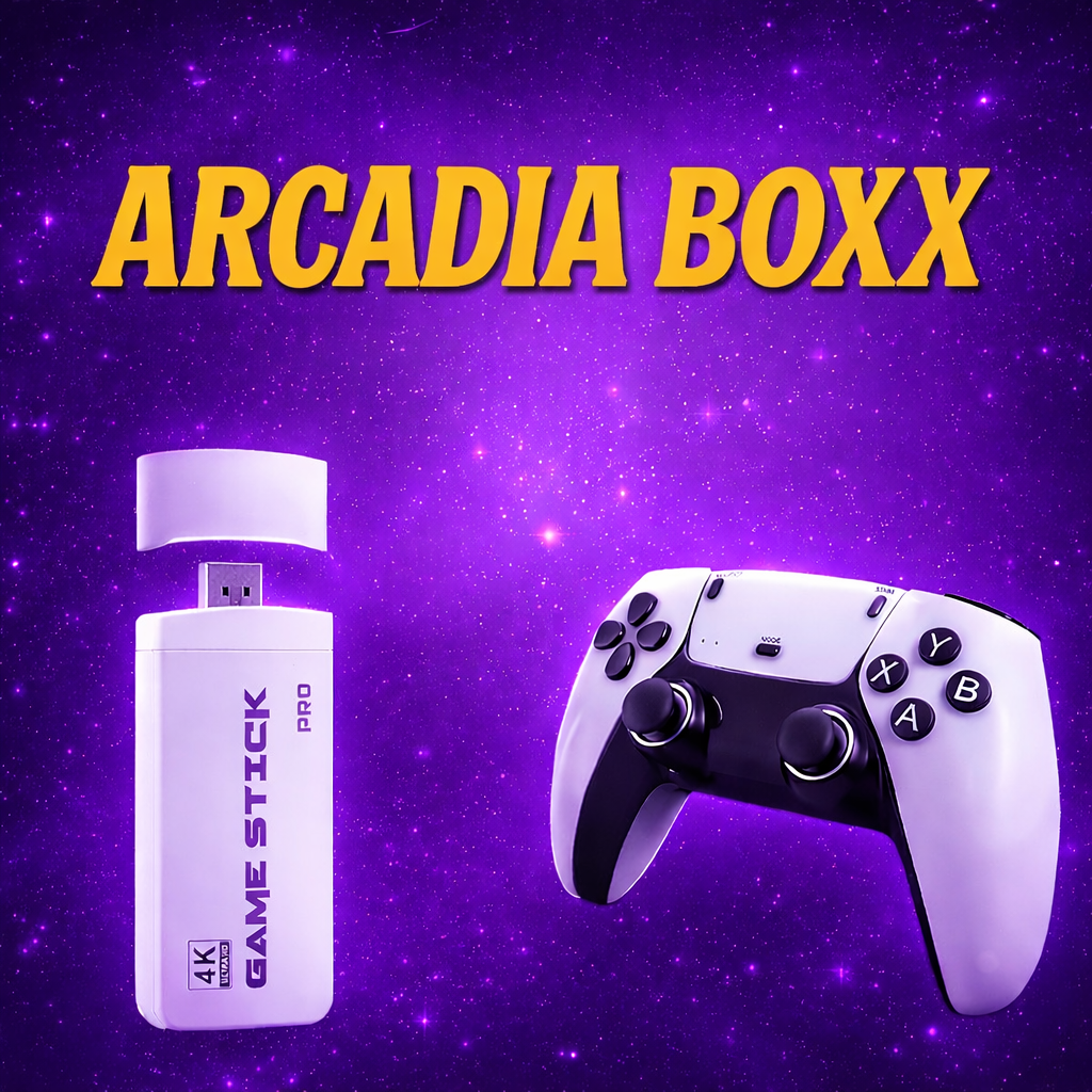 Arcadia Boxx™ Retro Game Stick Pro+ 2 Wireless Controllers