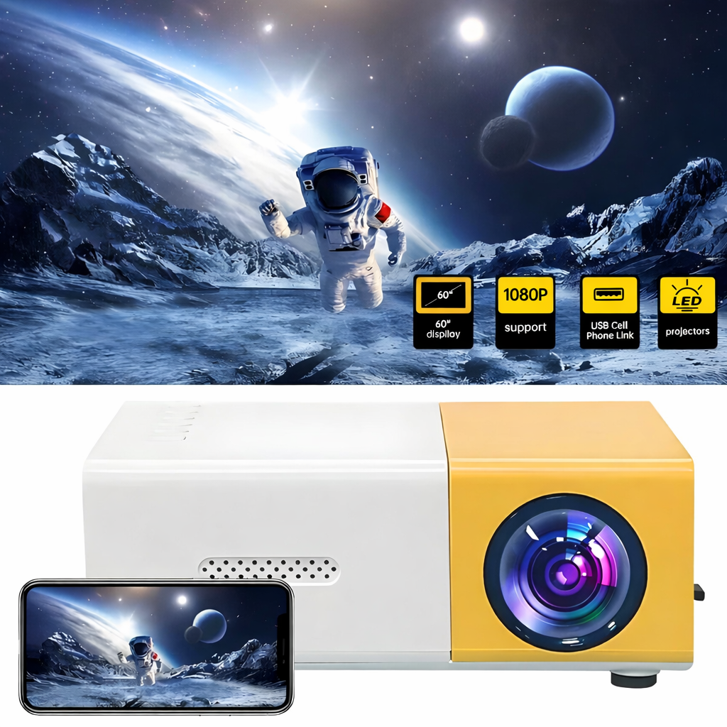 Mini Portable LED Projector – Arcadia Boxx